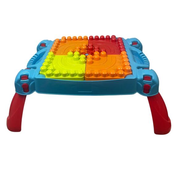 MegaBlocks Platform Building Table w Collapsible Legs Storage Compartment - Picture 1 of 4
